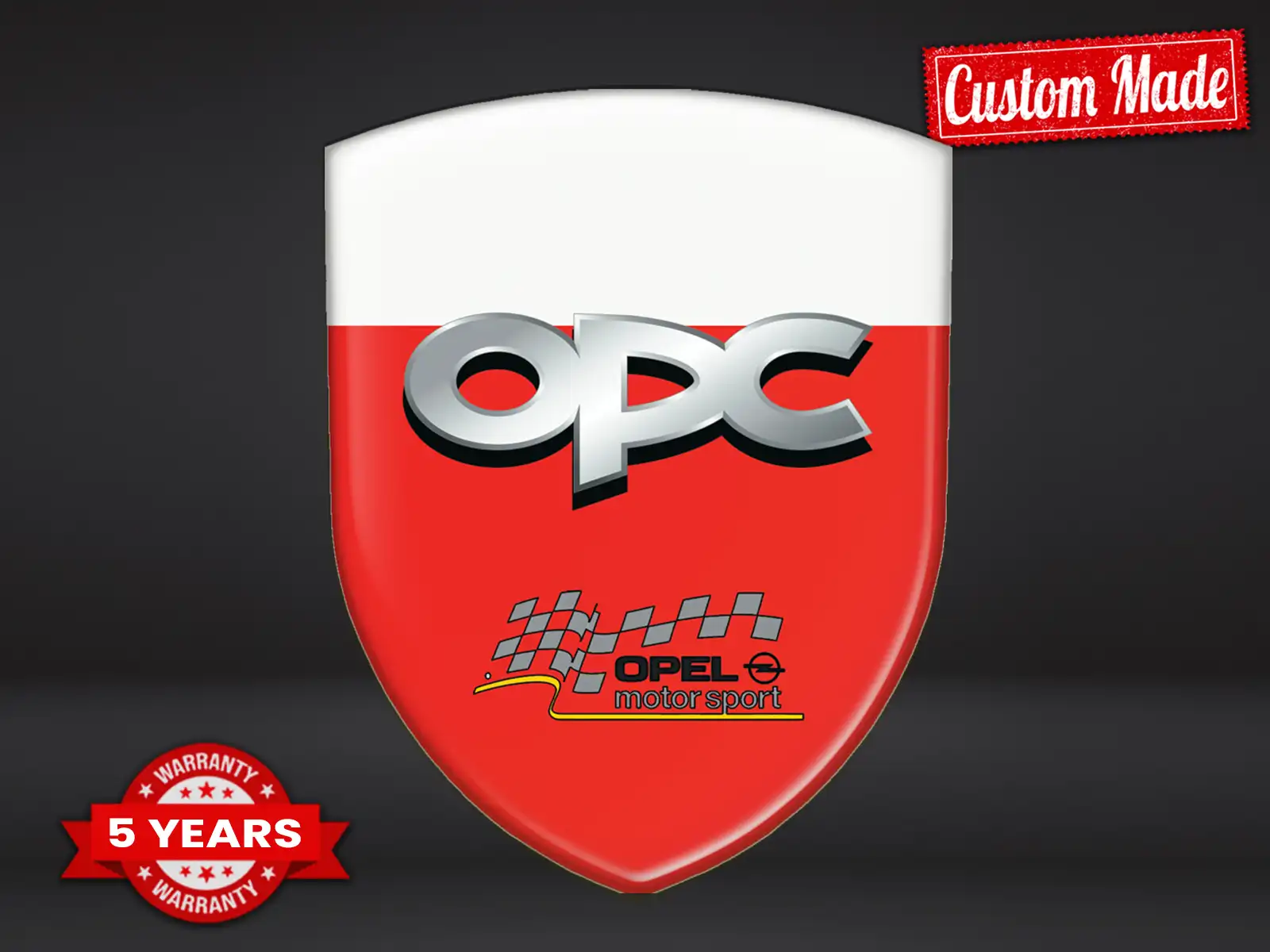 OPC Letras Pegatinas Auto Alta Calidad Diseño Profesional